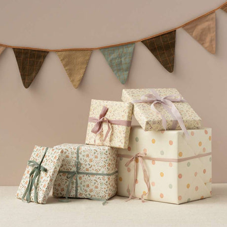 Maileg Wrapping Paper, Multi Dots, 11 yards