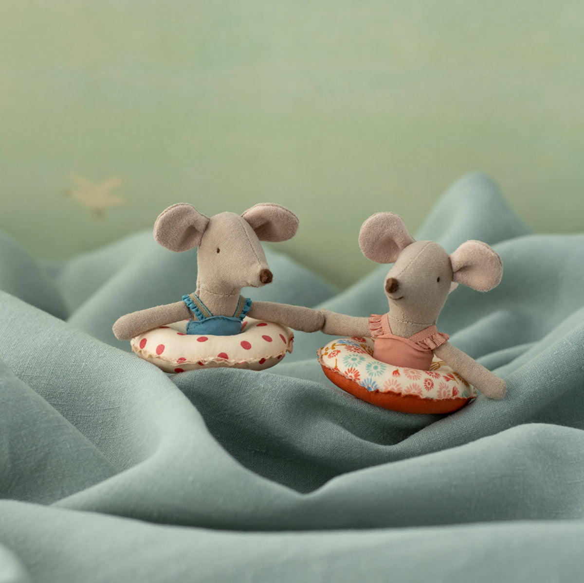 Maileg Little Sister Beach Mouse with Float