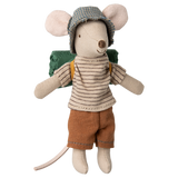 Maileg Big Brother Hiking Mouse with Sleeping Bag, 2025