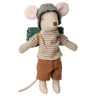Maileg Big Brother Hiking Mouse with Sleeping Bag, 2025