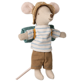 Maileg Big Brother Hiking Mouse with Sleeping Bag, 2025