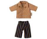 Maileg Mom/Dad Mouse Clothes, Shirt and Striped Pants