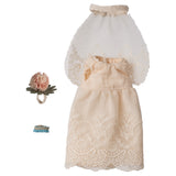 Maileg Mouse Clothes for Mom. Wedding Dress (ships in June)
