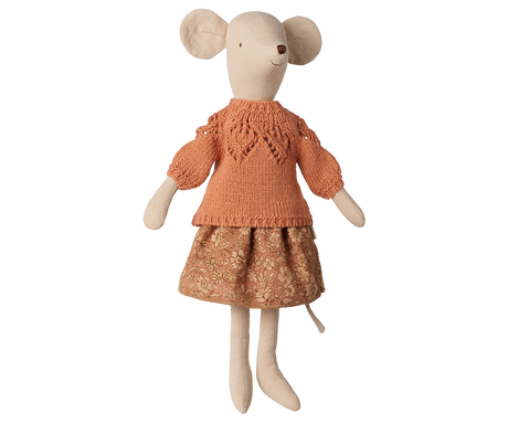 Maileg Doll Clothes for Medium Mouse, Skirt and Sweater (available in November)