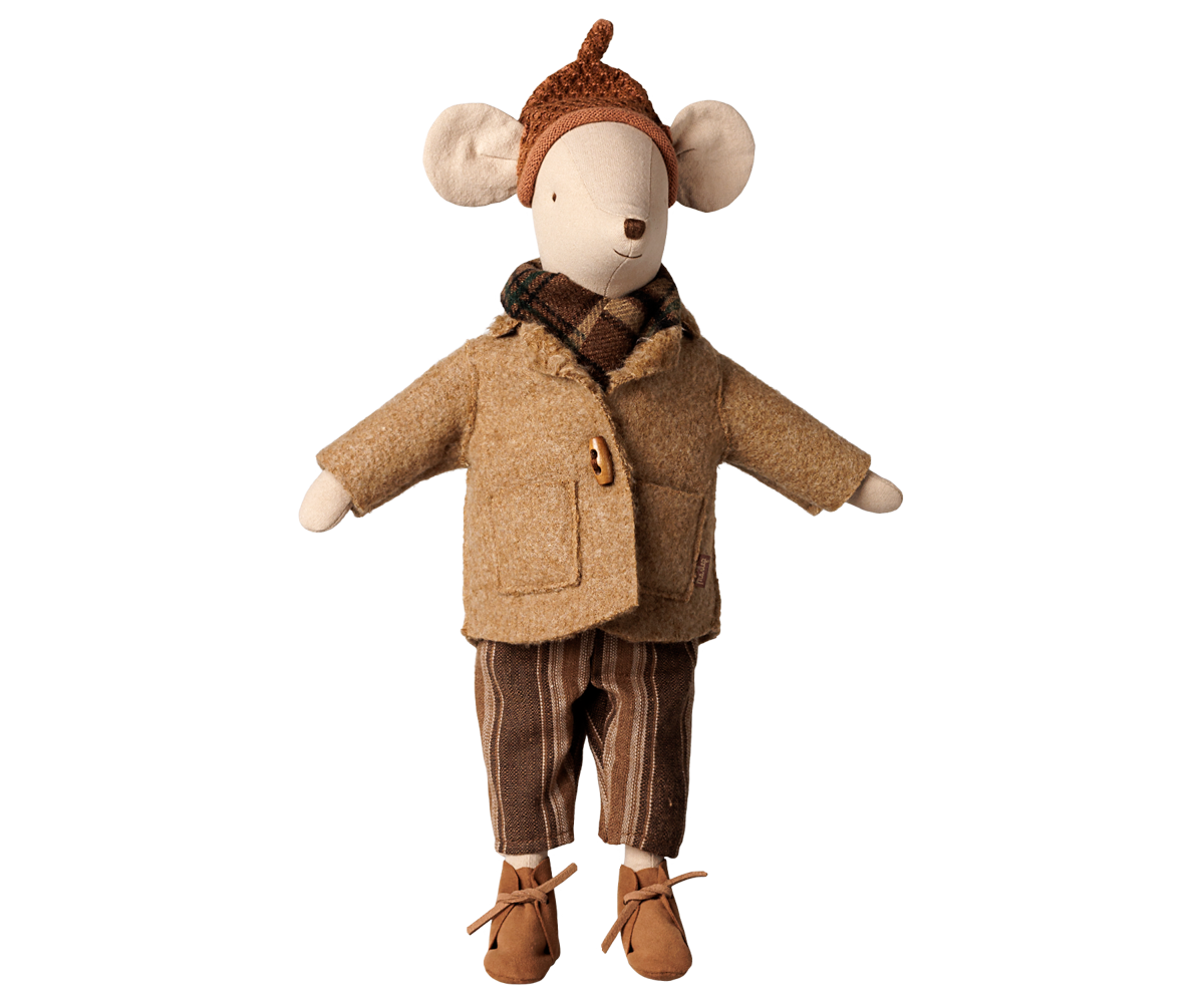 Maileg Doll Clothes for Medium Mouse, Jacket and Scarf (available in November)