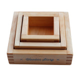 Wooden Story Wooden Nesting & Sorting Trays