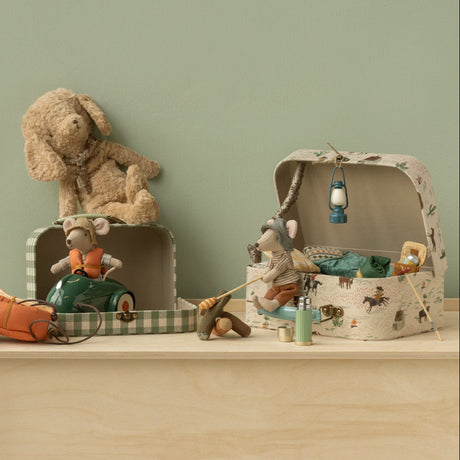 Maileg Fabric Nesting 2pcs Suitcase set, Pony