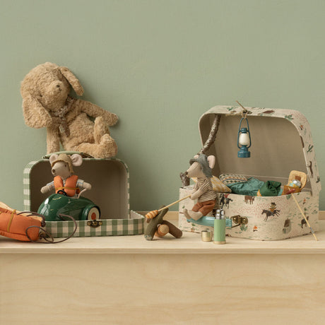 Maileg Fabric Nesting 2pcs Suitcase set, Pony