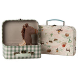 Maileg Fabric Nesting 2pcs Suitcase set, Pony