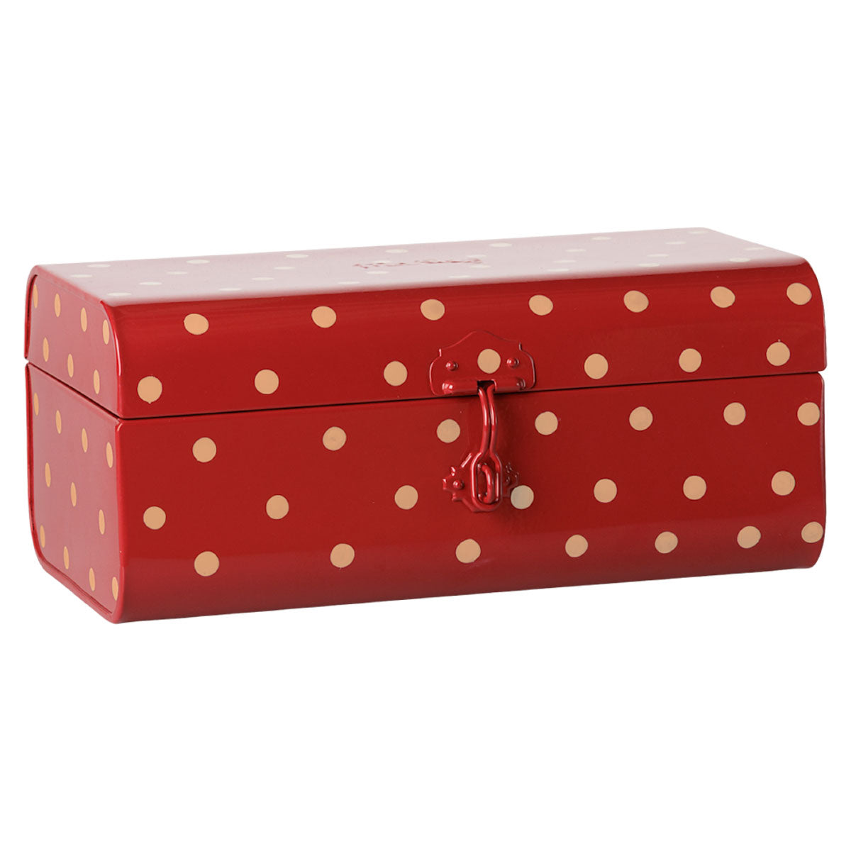 Maileg Small Metal Storage Suitcase with Tray, Red (available in November)