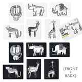 Art Cards for Baby, Safari Animals