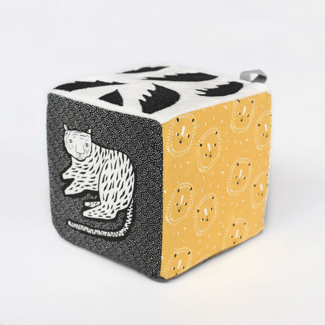 Wee Gallery Baby Sensory Soft Block, Jungle