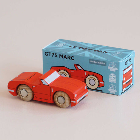 Wooden Matchbox Car, No. 13 GT75 Marc