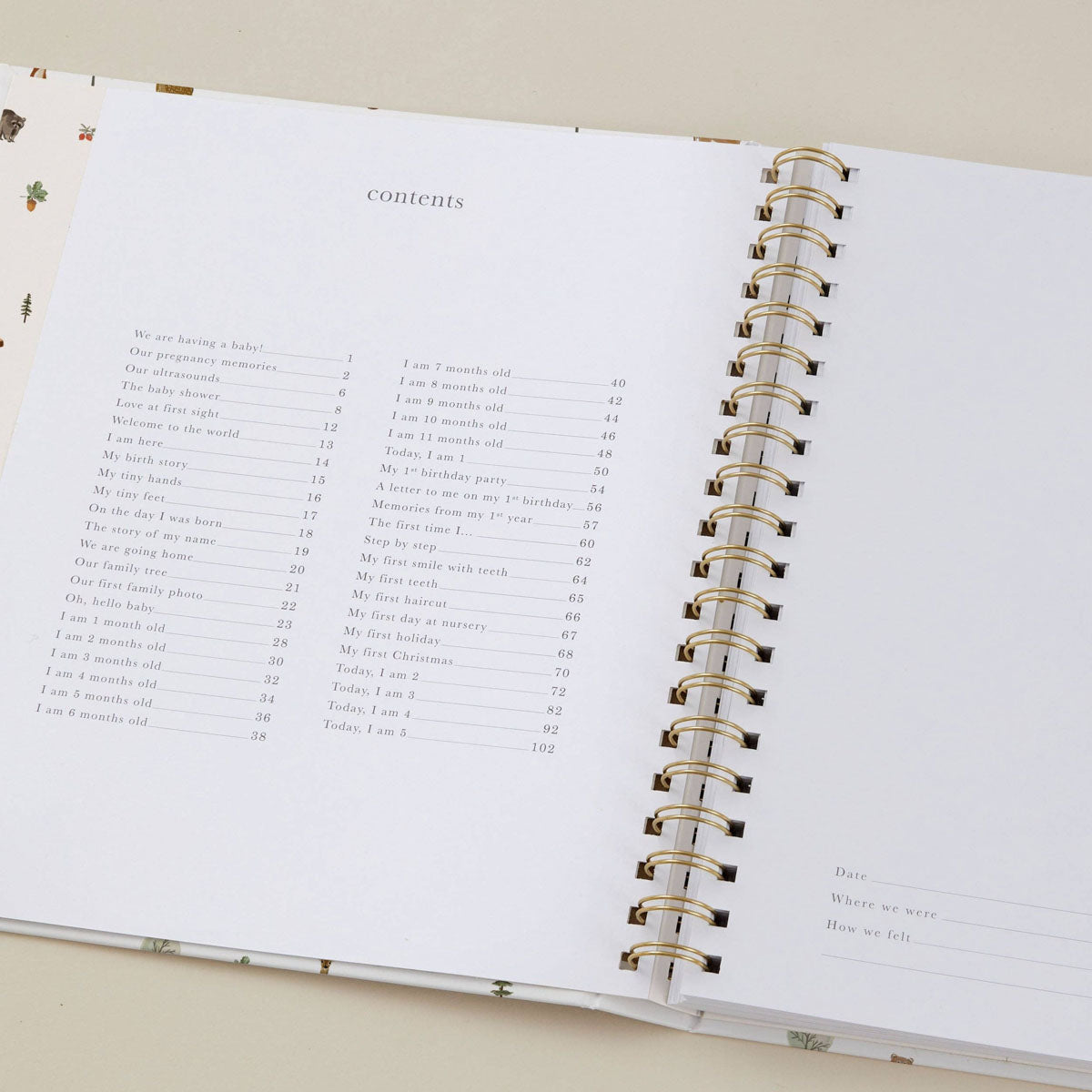 My Baby Book, Animals