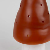 Egmont Heico Small Mushroom Lamp with Dimmer, Brick Red