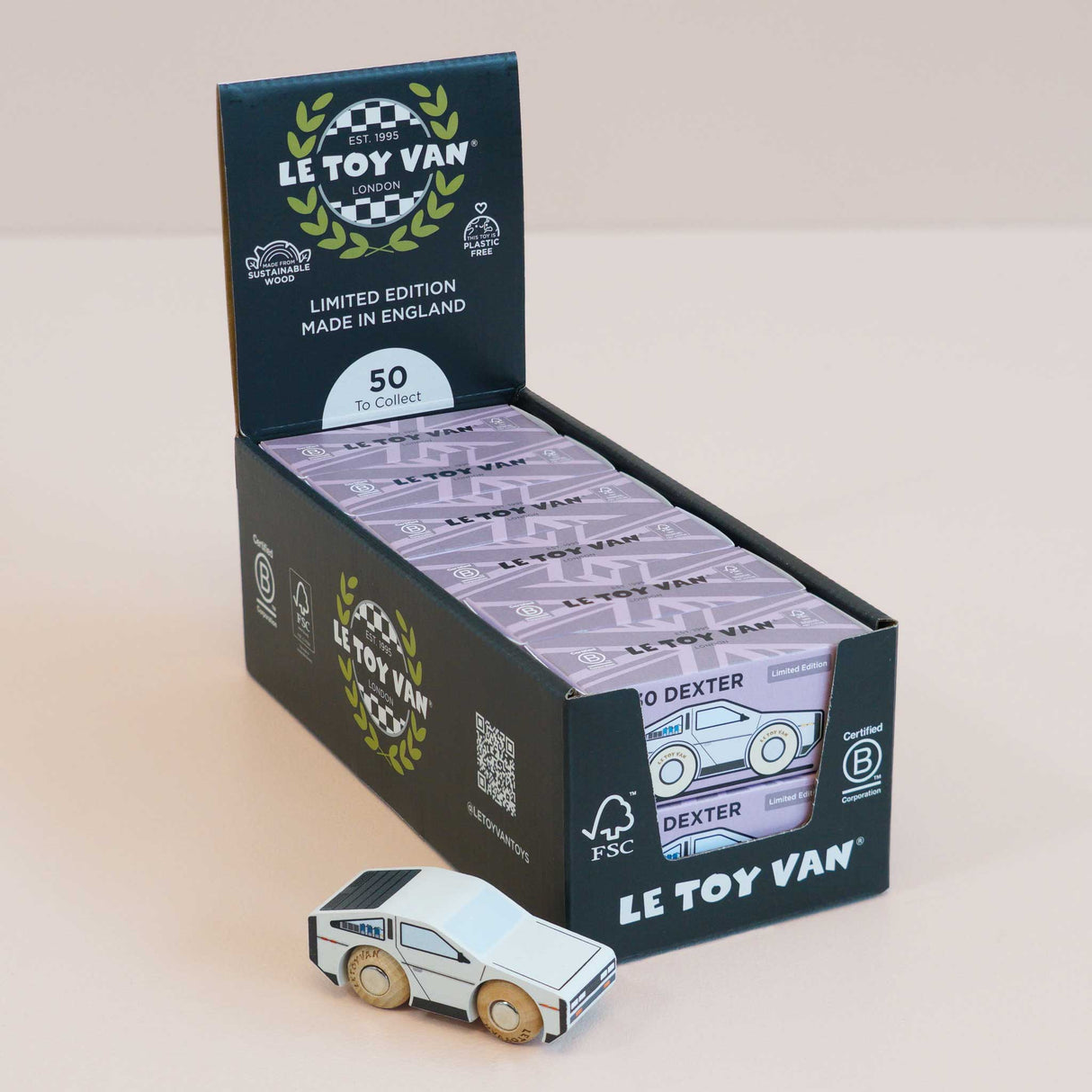 Wooden Matchbox Car, No. 23 GT130 Dexter