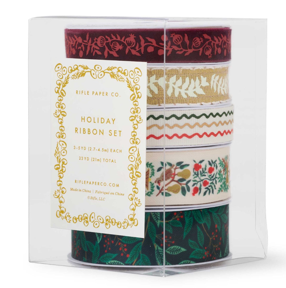 Rifle Paper Co. Willowberry Ribbon Set of 5