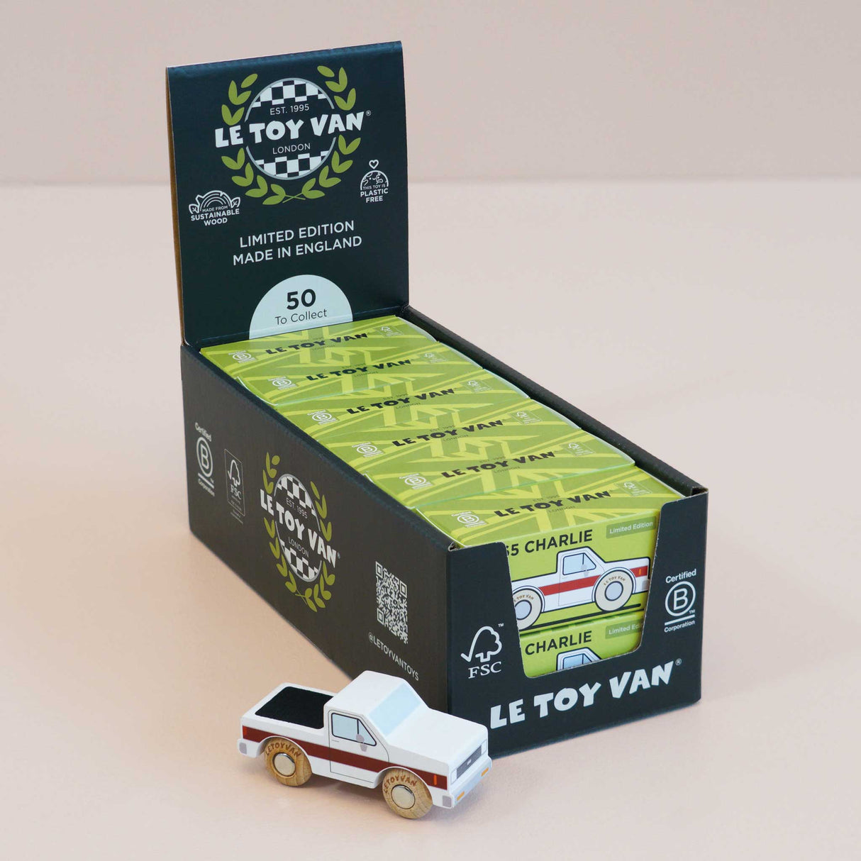 Wooden Matchbox Car, No. 30 GT165 Charlie