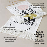 Wee Gallery Canvas Growth Chart, Bloom