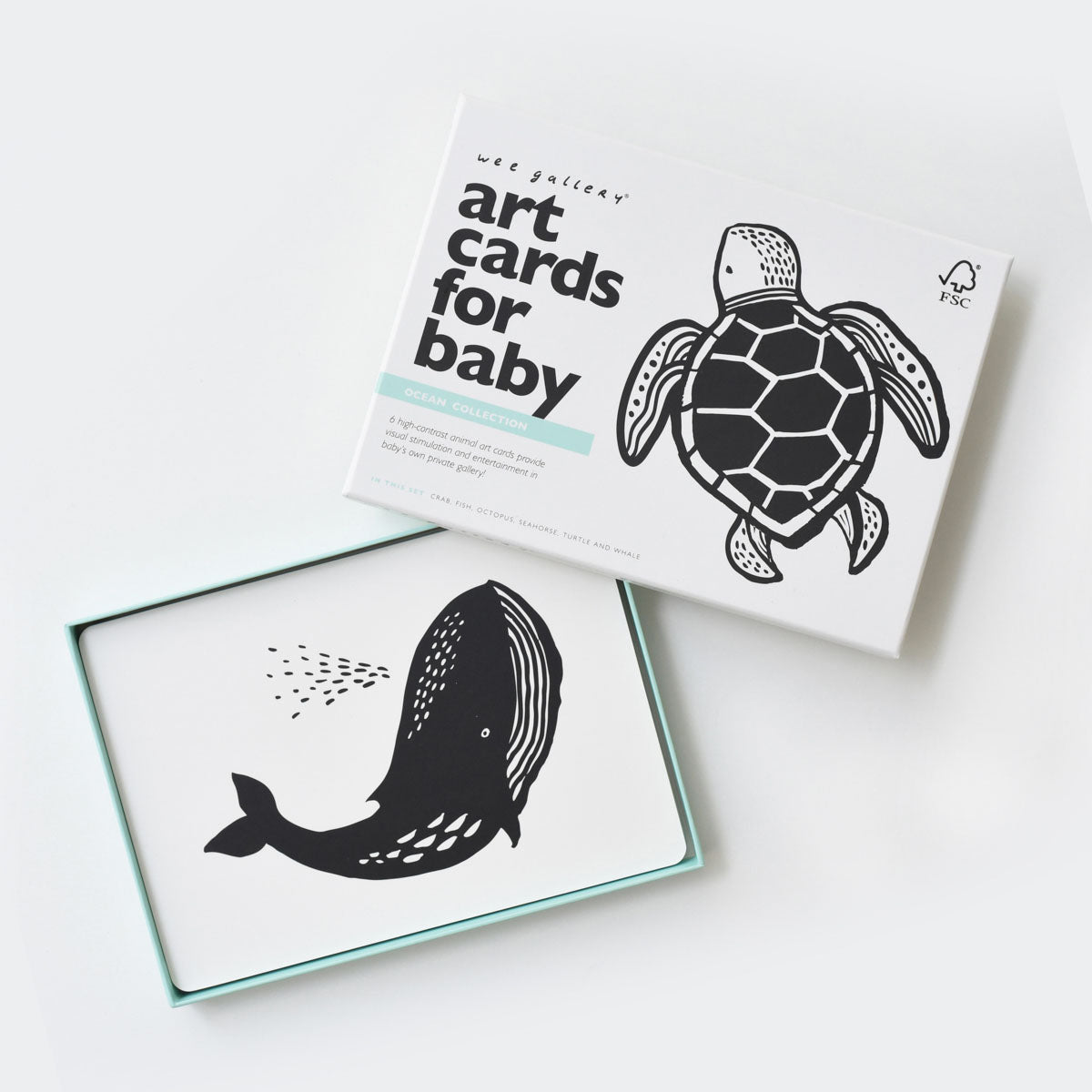 Art Cards for Baby, Ocean Animals