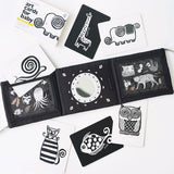 Baby Tummy Time Gallery Gift Set with Flash Cards