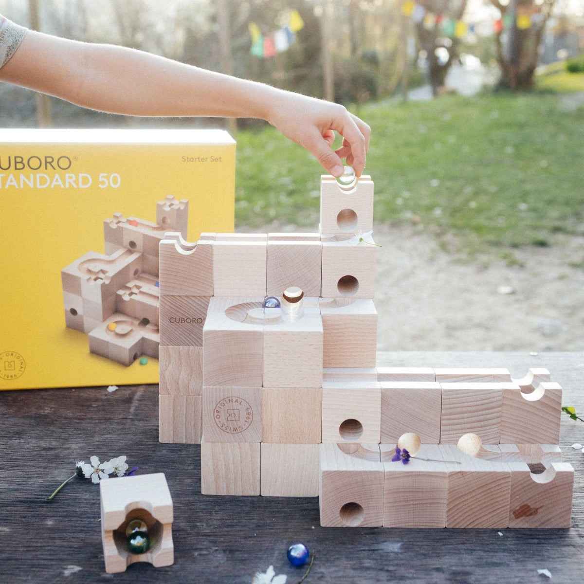 CUBORO Marble Run Set, STANDARD 50