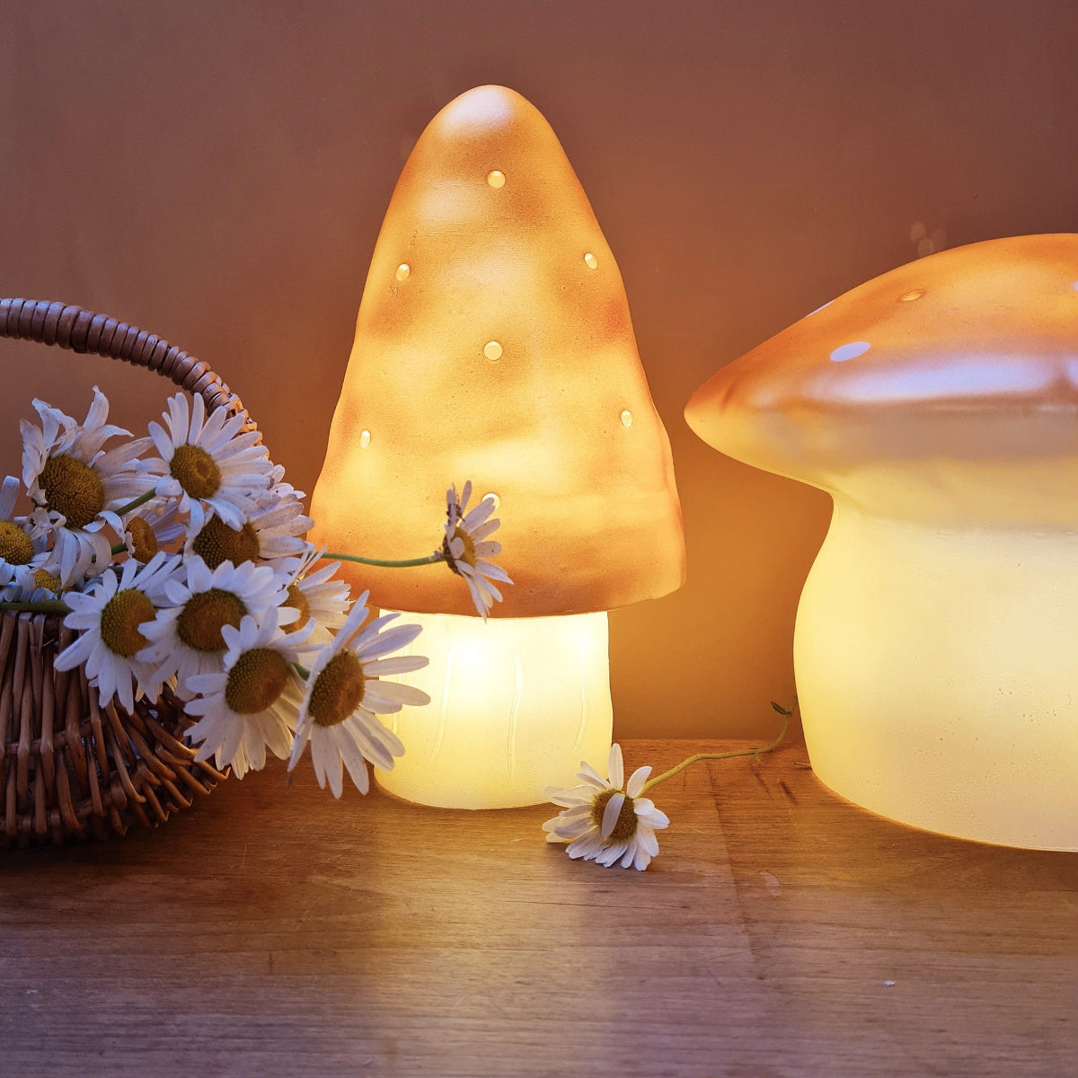 Egmont Heico Large Mushroom LED Lamp, Copper