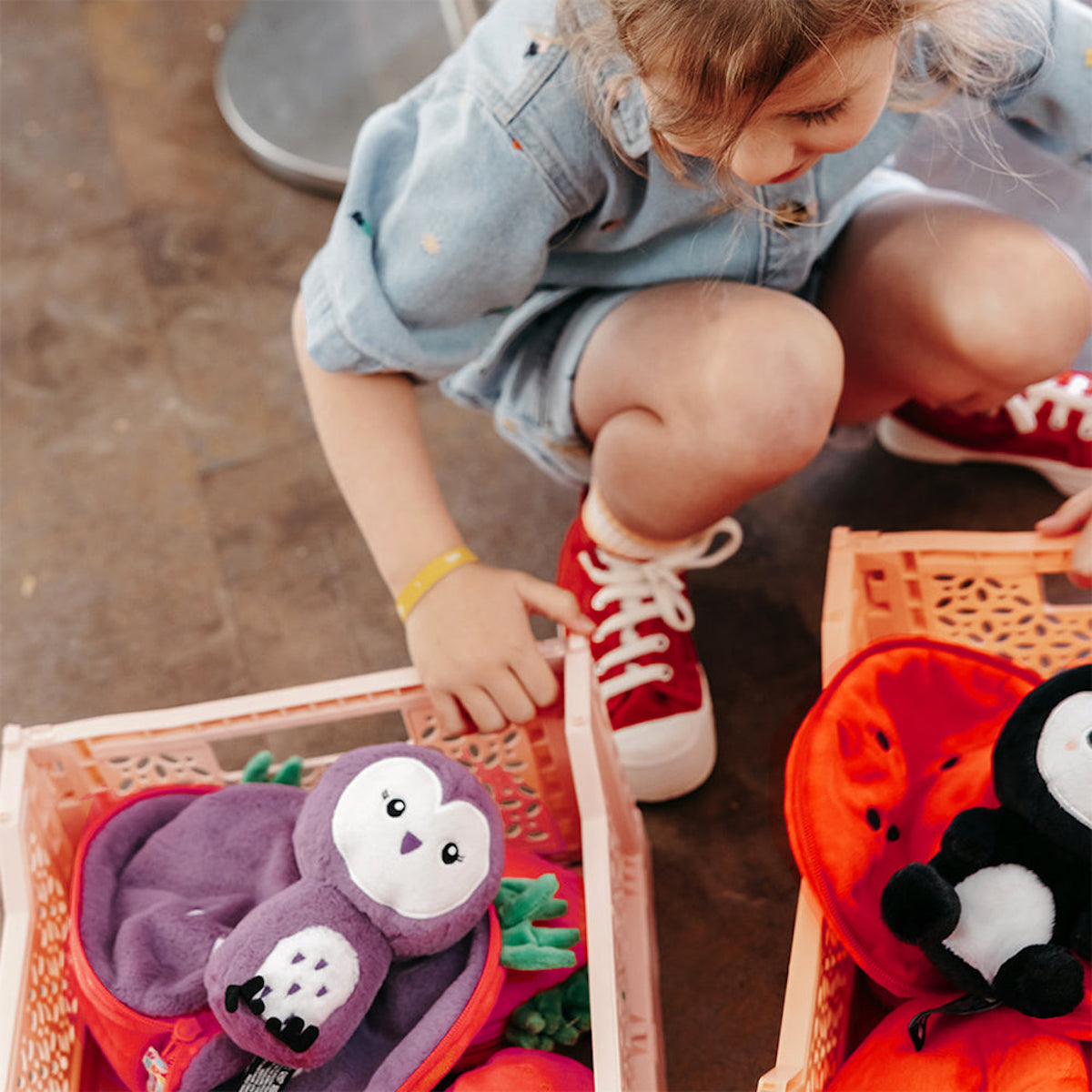 Flipetz Violet the Owl/Strawberry Plush Doll – My Sweet Muffin