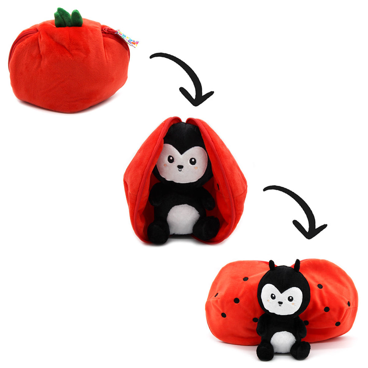 Flipetz Comet the Ladybug/Tomato Plush Doll – My Sweet Muffin
