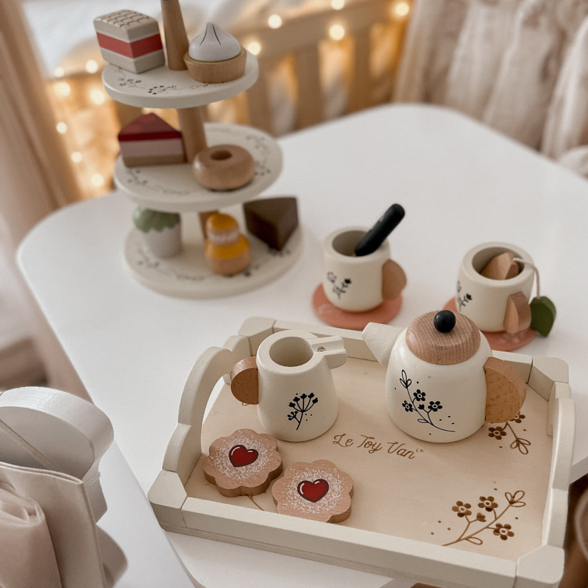 Le Toy Van Wooden Play Tea Set & Tray – My Sweet Muffin