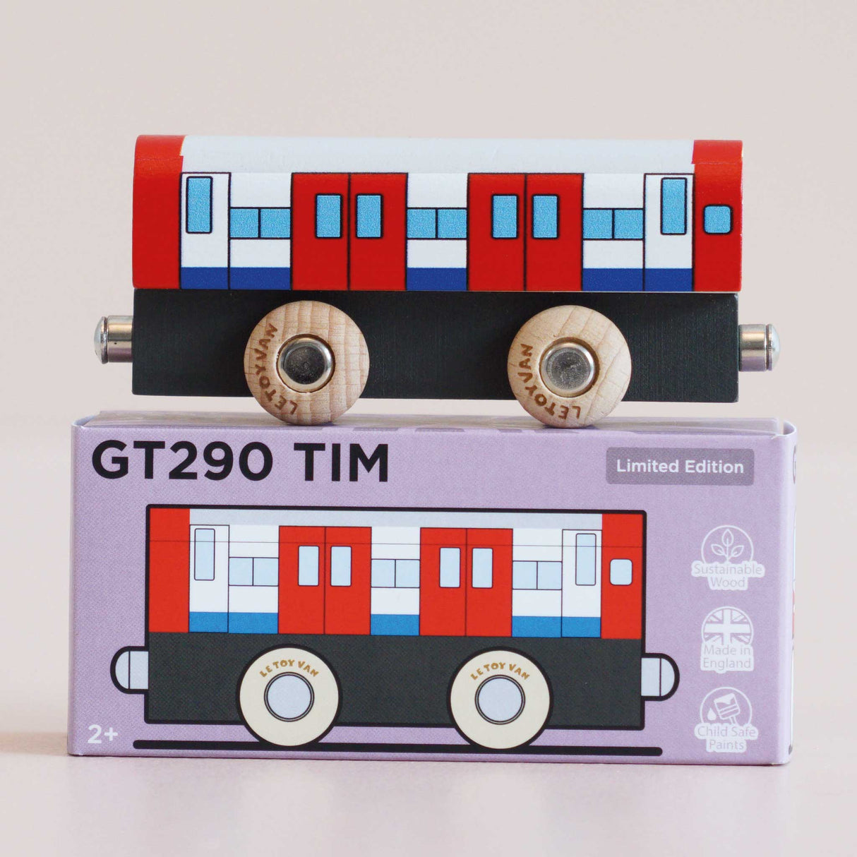 Wooden Matchbox Car, No. 48 GT290 Tim