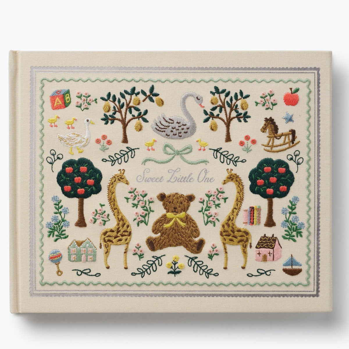 Rifle Paper Co. Embroidered Baby Book