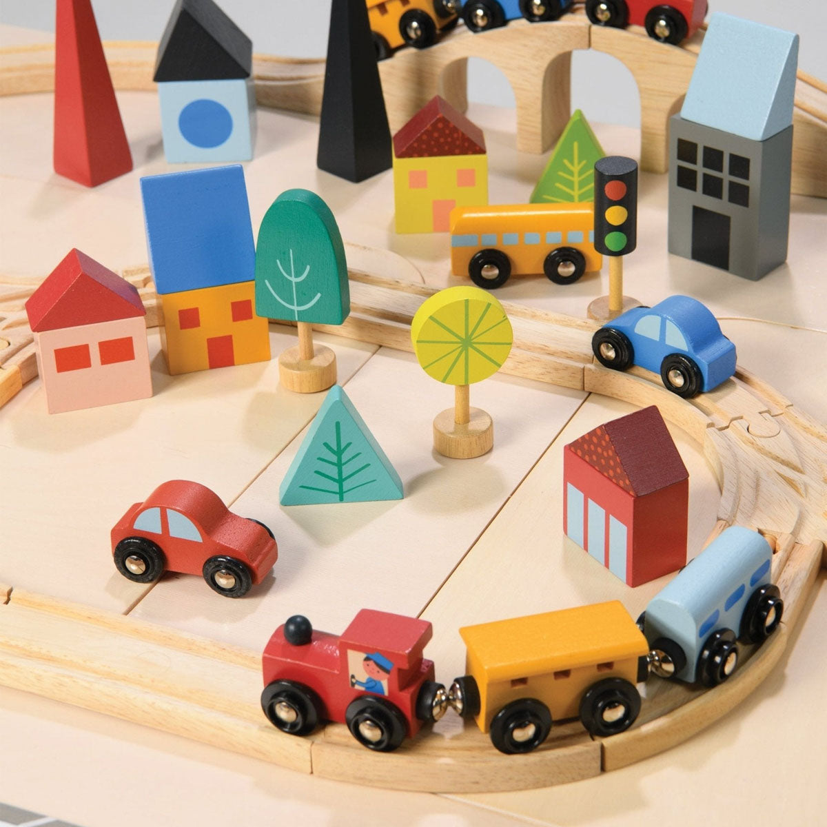 Town Wooden Tain Set