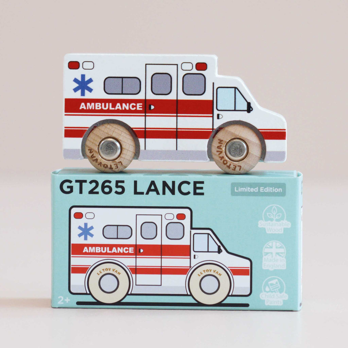 Wooden Matchbox Car, No. 43 GT265 Lance