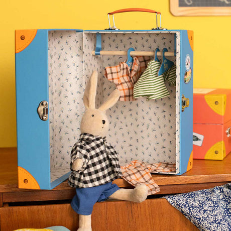 Moulin Roty Sylvain Little Wardrobe Suitcase