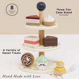 Le Toy Van Wooden Cake Stand and Treats