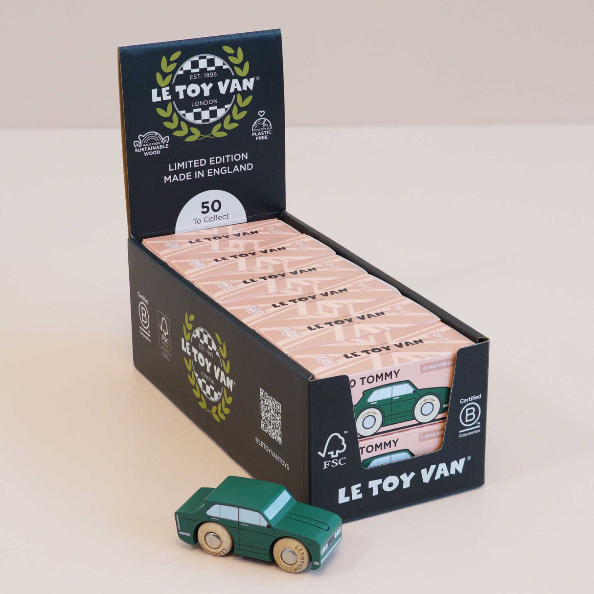 Wooden Matchbox Car, No. 3 GT20 Tommy
