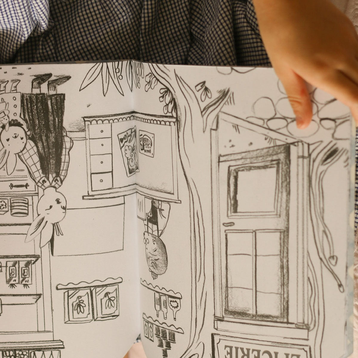 Moulin Roty Les Minouchkas Coloring Sticker Book