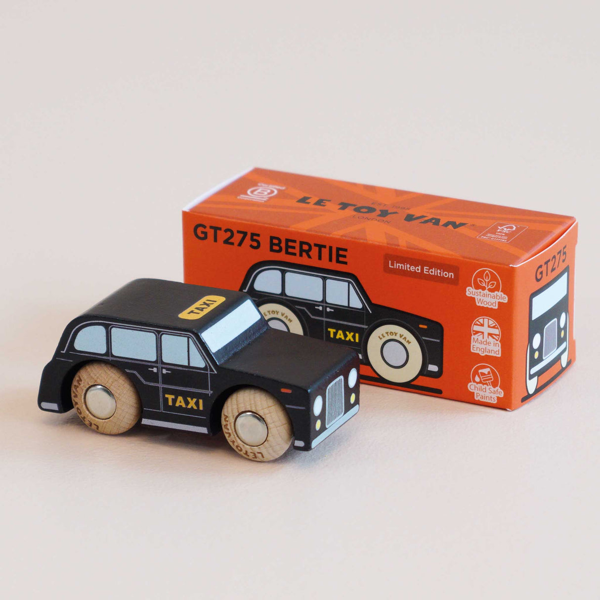 Wooden Matchbox Car, No. 45 GT275 Bertie