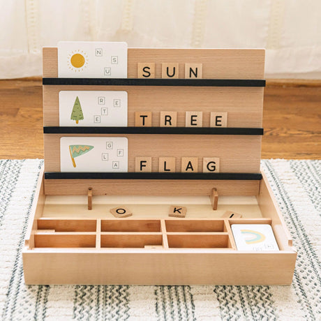 Wooden Spelling Activity Box