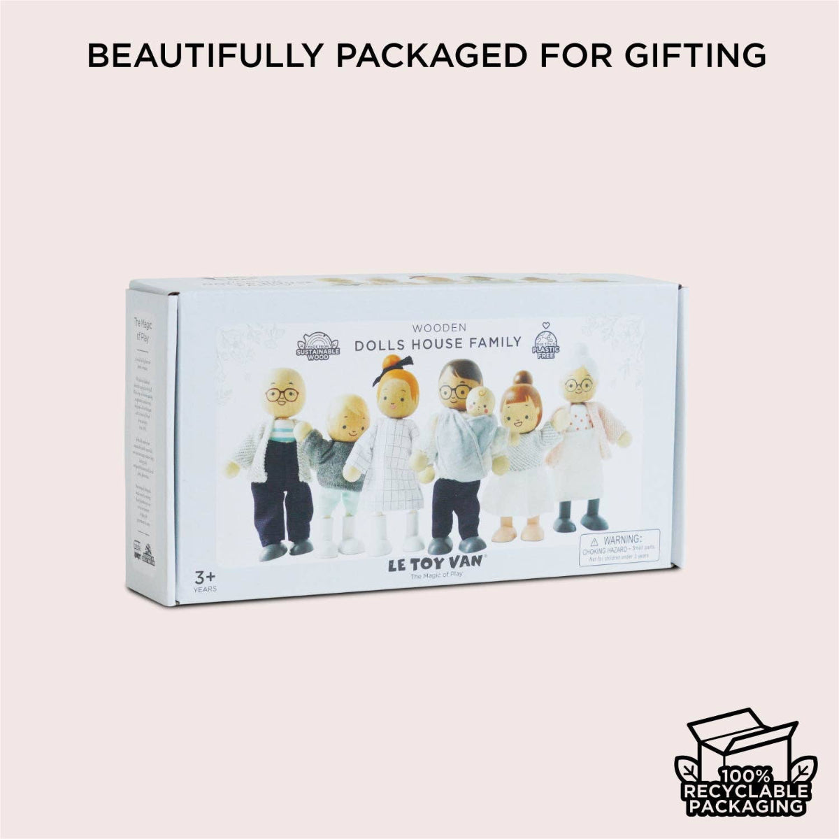 Le Toy Van Posable wooden Dolls House Family