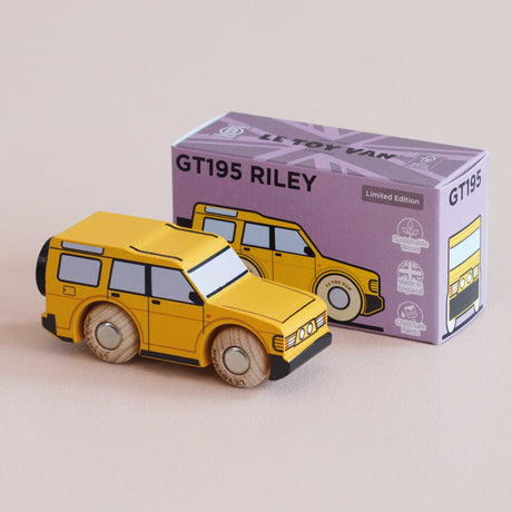 Wooden Matchbox Car, No. 35 GT195 Riley