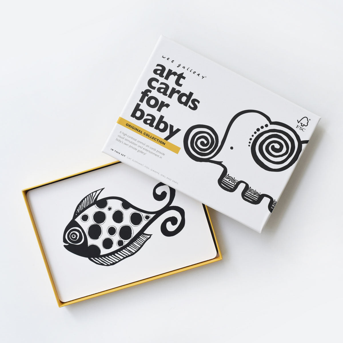 Art Cards for Baby, Original Animals