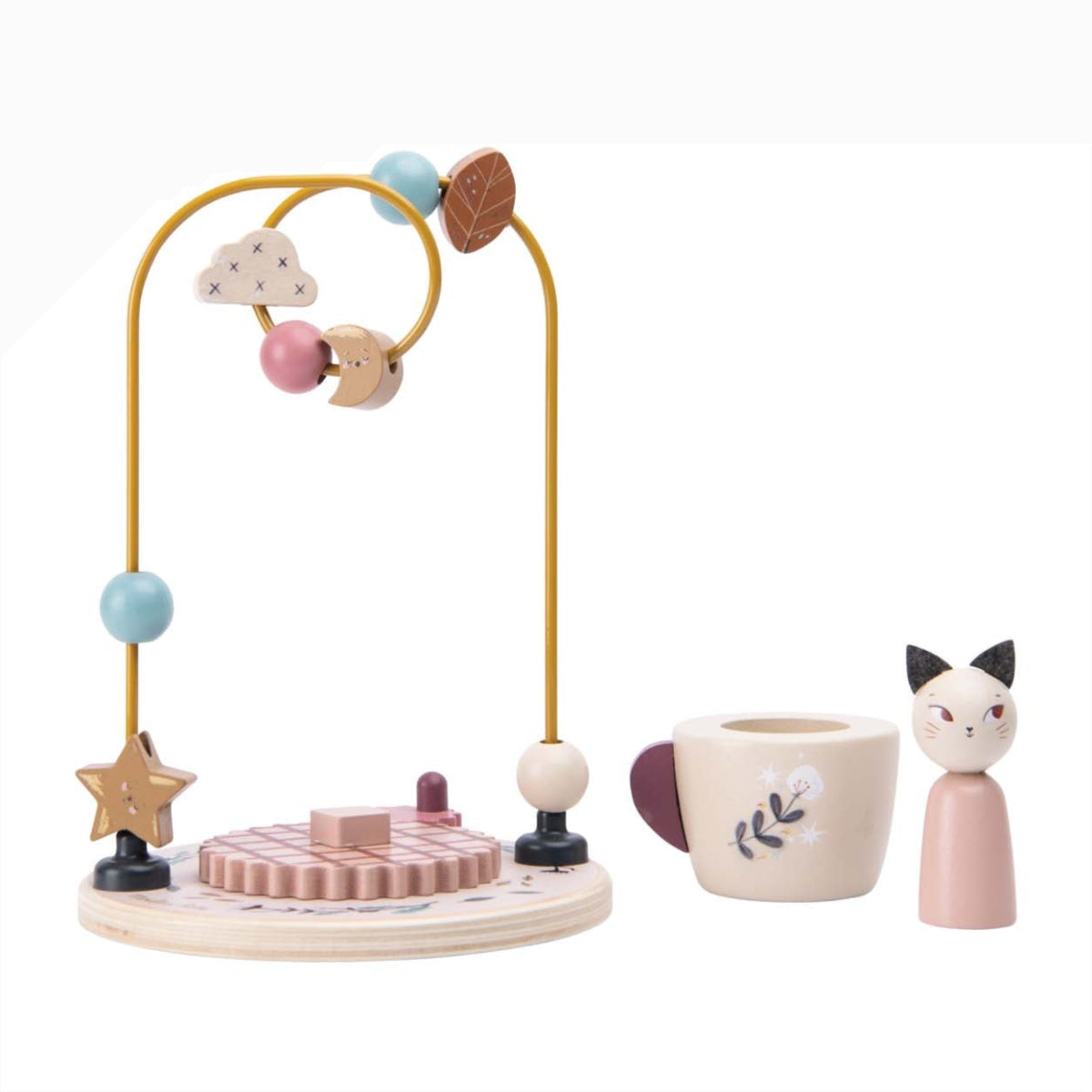 Moulin Roty Après la Pluie Wooden Bead Maze