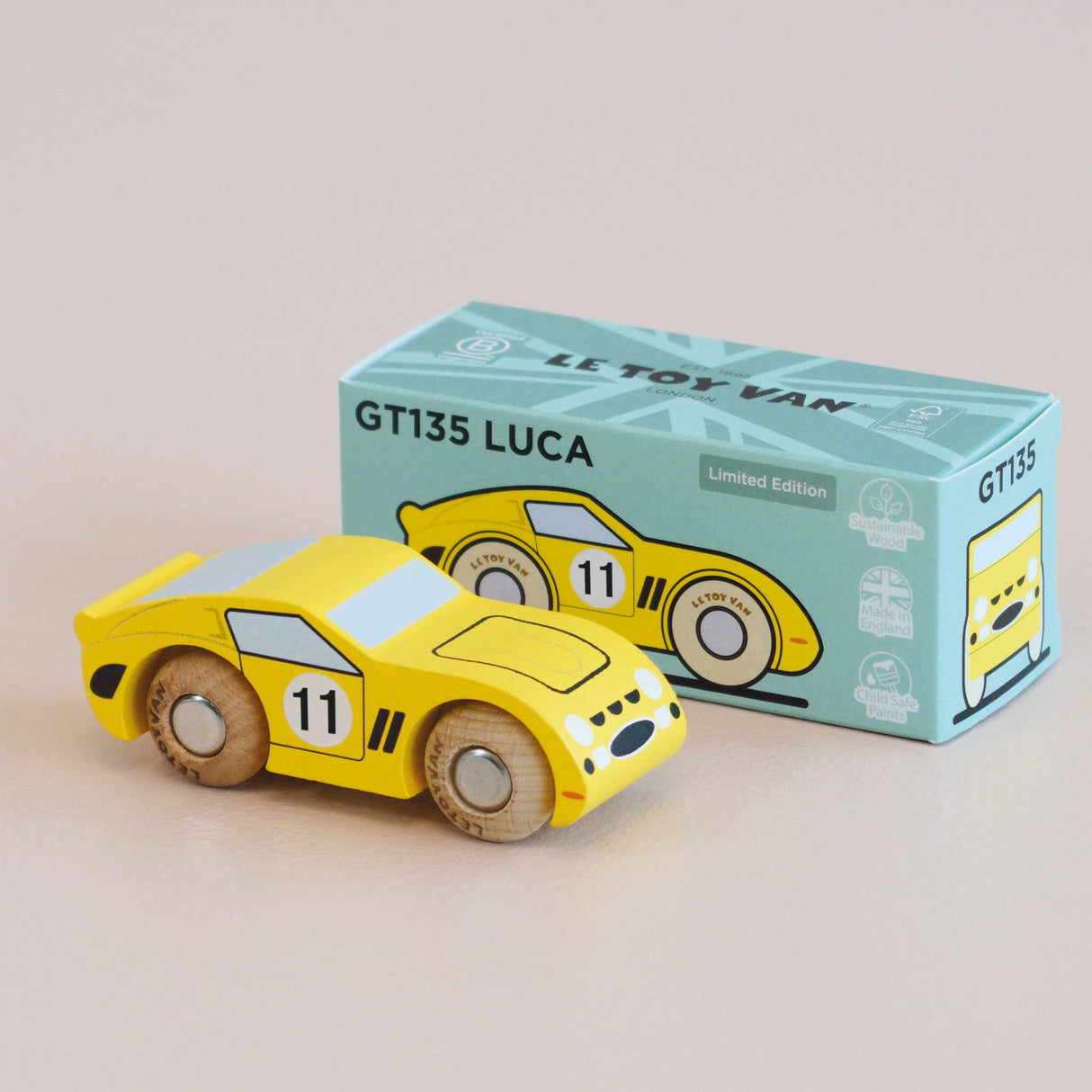 Wooden Matchbox Car, No.24 GT135 Luca