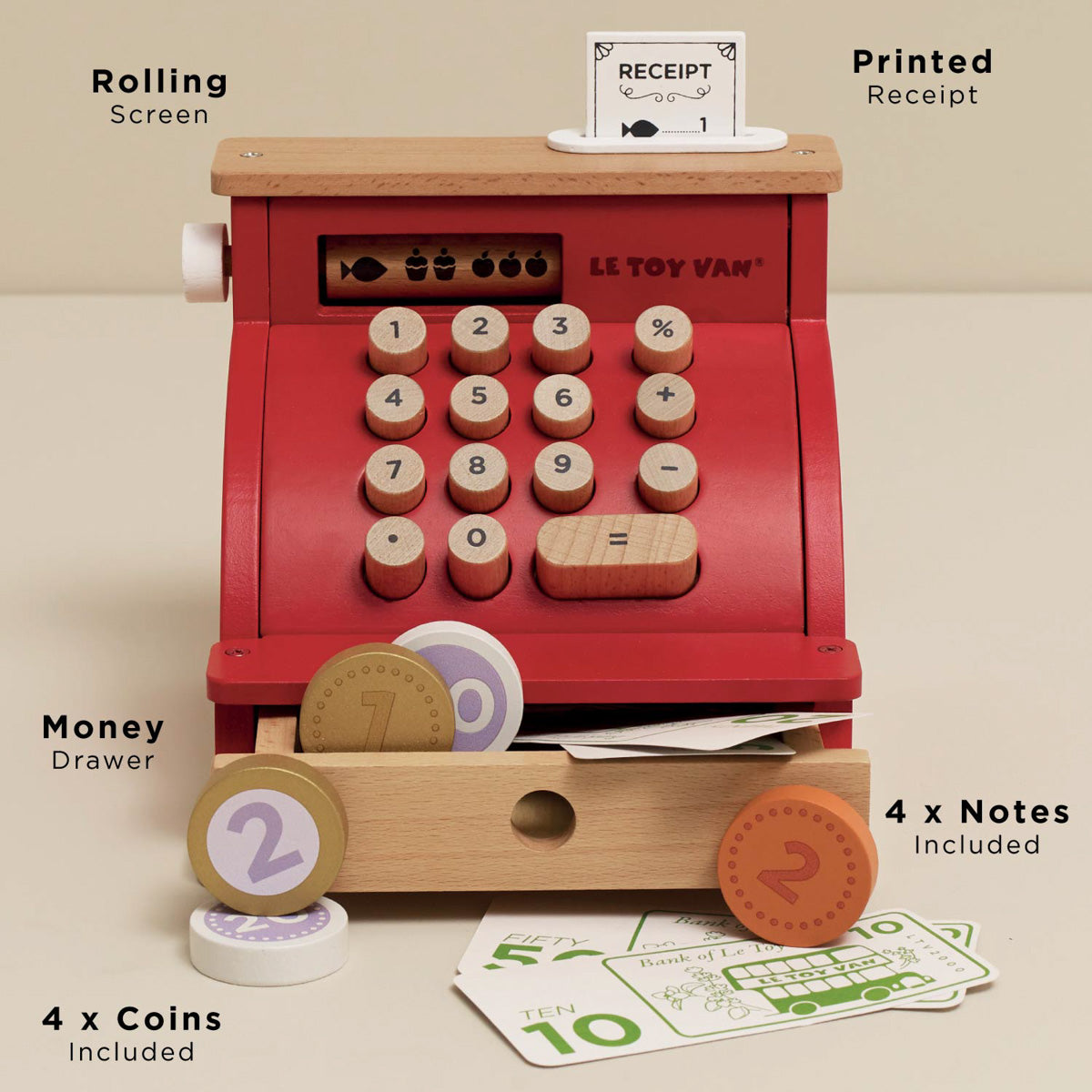 Le Toy Van Cash Register