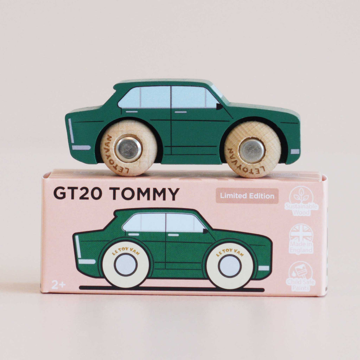 Wooden Matchbox Car, No. 3 GT20 Tommy