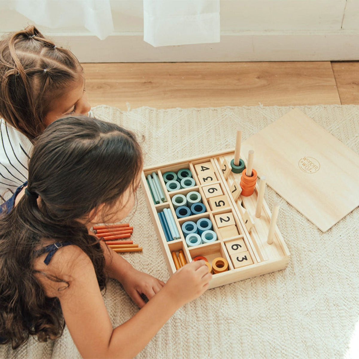 Wooden Math Learning Box