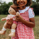 Olli Ella Dinkum Dolls Cherry Gingham Outfit Set