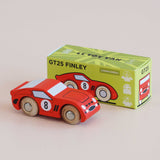 Wooden Matchbox Car, No. 4 GT25 Finley